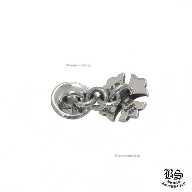 CHROME HEARTS Cufflinks CH Plus 925 Silver — Total Length: 23.5mm