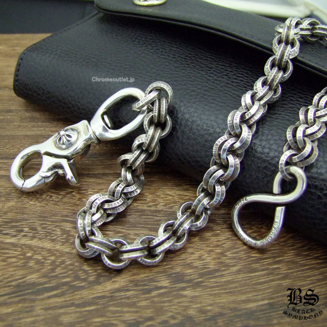 クロムハーツ ダブルBリングウォレットチェーンショート1クリップ