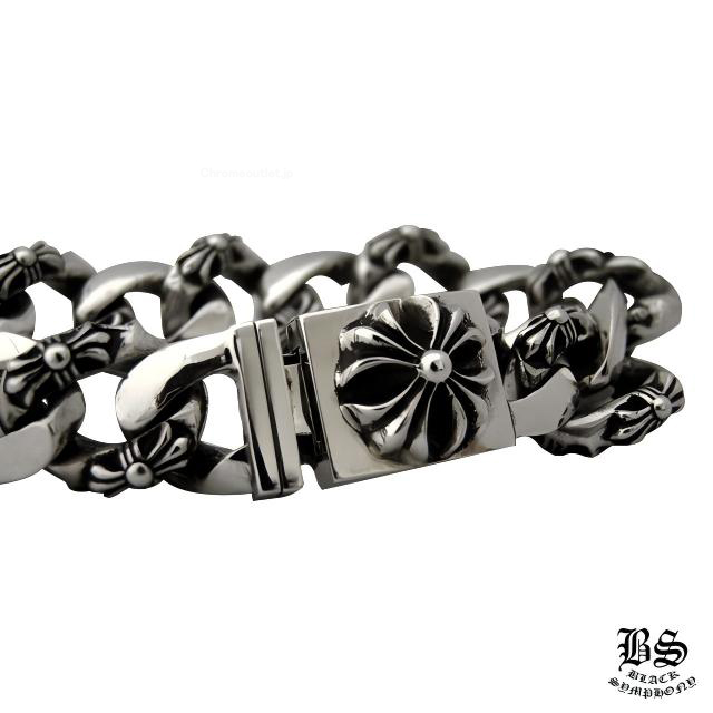 クロムハーツ ファンシーチェーン ボックス ブレスレット 15リンク