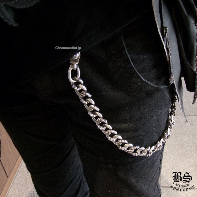 クロムハーツ ファンシーウォレットチェーン クロス ロング 2クリップ