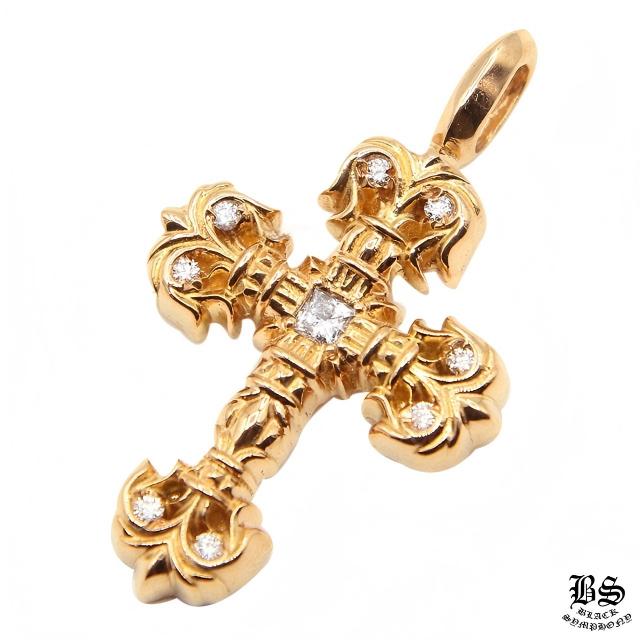 クロムハーツ フィリグリークロスチャーム22K withパヴェダイヤモンド