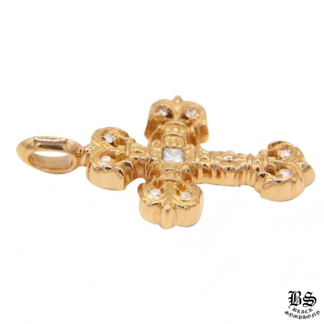 クロムハーツ フィリグリークロスチャーム22K withパヴェダイヤモンド