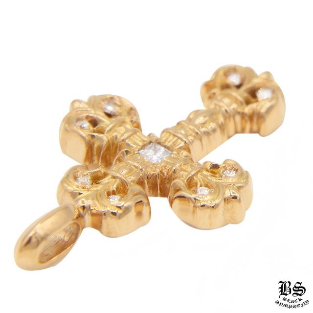 クロムハーツ フィリグリークロスチャーム22K withパヴェダイヤモンド