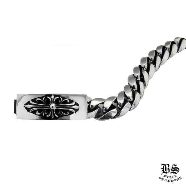 CHROME HEARTS クロムハーツ フローラルクロスIDブレスレット