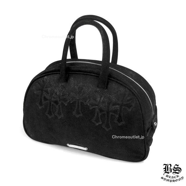 クロムハーツ ジムバッグ セメタリー クロスパッチ スモール デストロイレザー