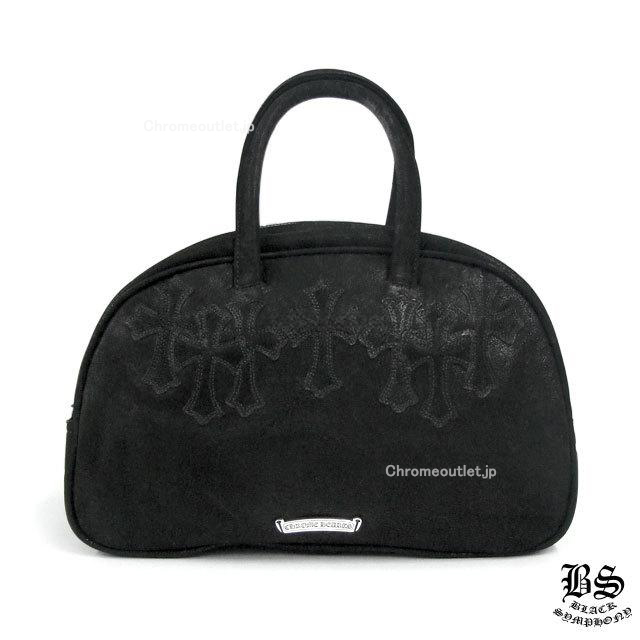 クロムハーツ ジムバッグ セメタリー クロスパッチ スモール デストロイレザー