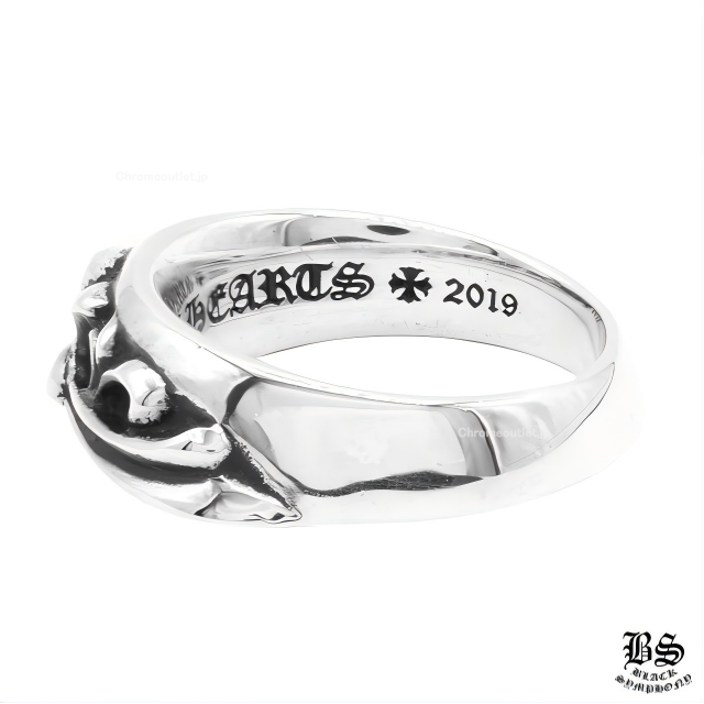 クロムハーツ ハーフ クラシックフローラルクロスリング