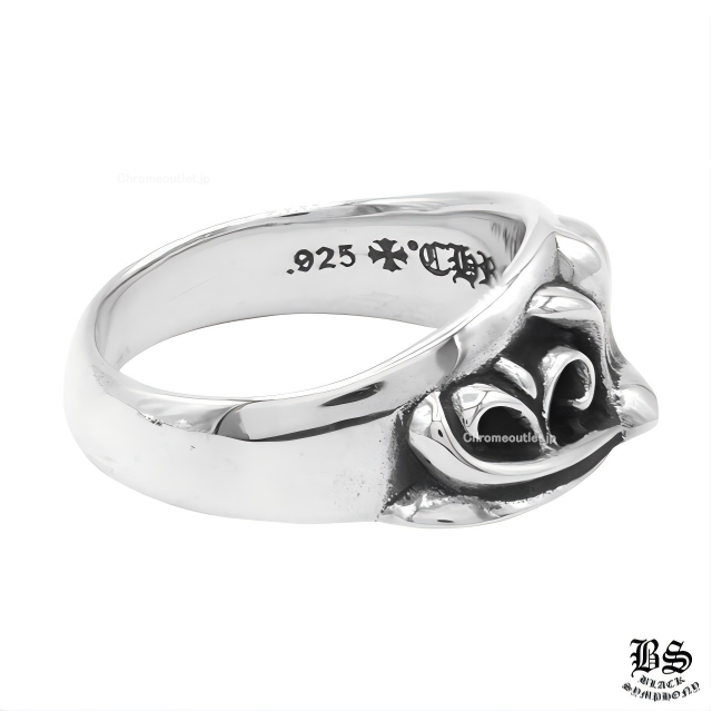 CHROME HEARTS クロムハーツ ハーフ クラシックキーパーリング｜925