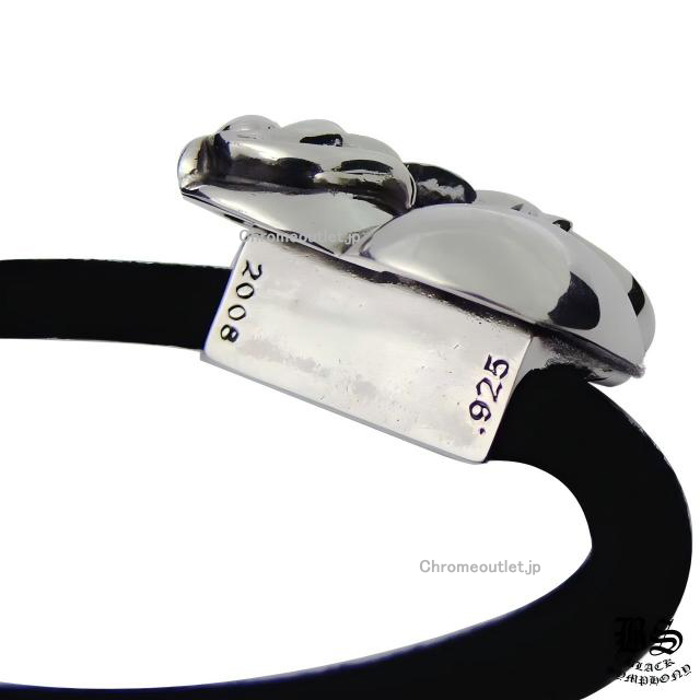 CHROME HEARTS ハート ヘアバンド（ヘアゴム） 925シルバー/ゴム