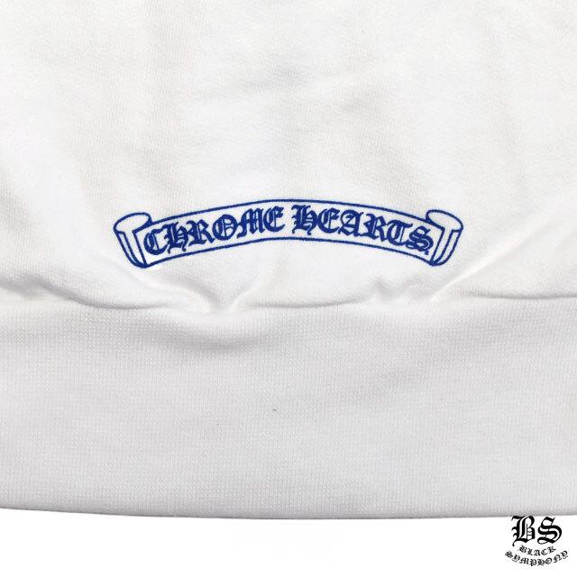 クロムハーツ パーカー ダガー ジップアップ エンブレムブルー