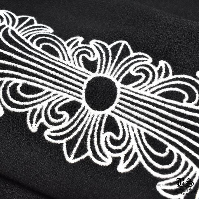 クロムハーツ カシミヤパーカー フローラルクロスダガー&クロスボールジップアップ