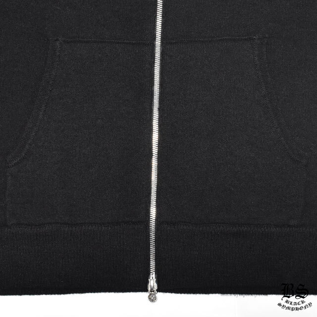 クロムハーツ カシミヤパーカー フローラルクロスダガー&クロスボールジップアップ