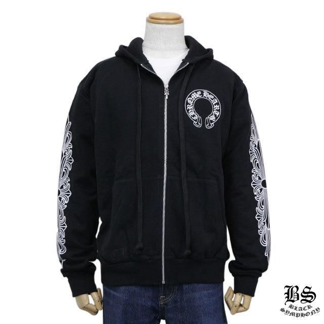 CHROME HEARTS クロムハーツ パーカー ホースシュー&フローラルクロス