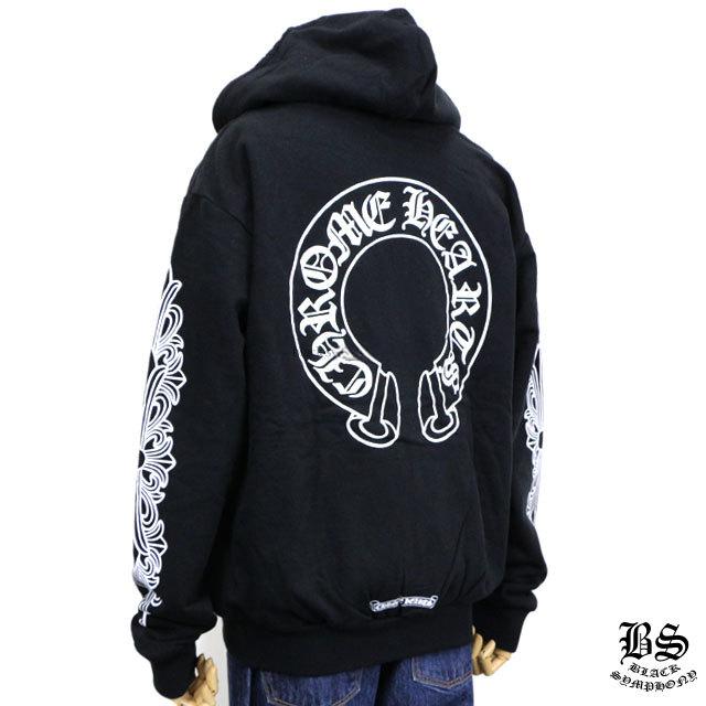 クロムハーツ パーカー ホースシュー&フローラルクロスジップアップ