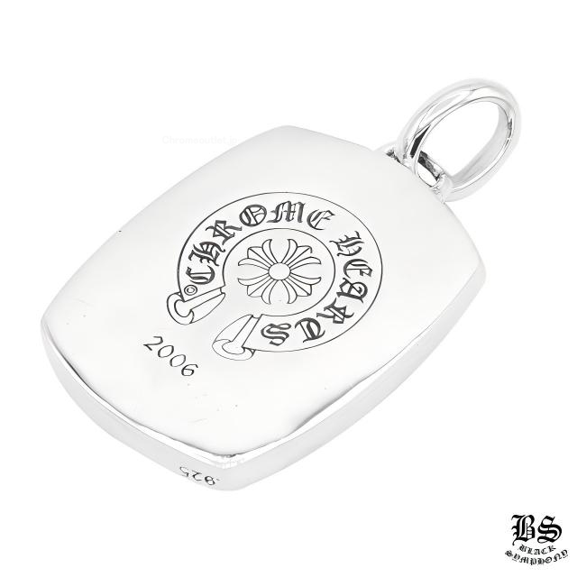CHROME HEARTS クロムハーツ ダブルダガーペンダントピンクレザーwith