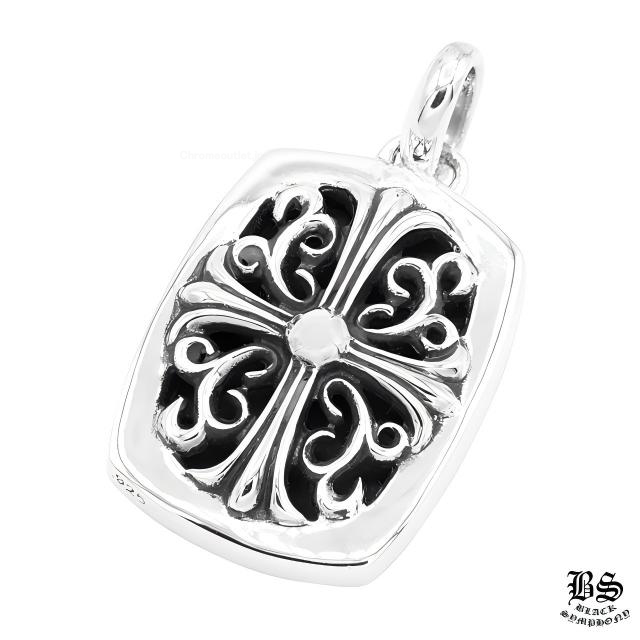 CHROME HEARTS クロムハーツ ダブルダガーペンダントピンクレザーwith