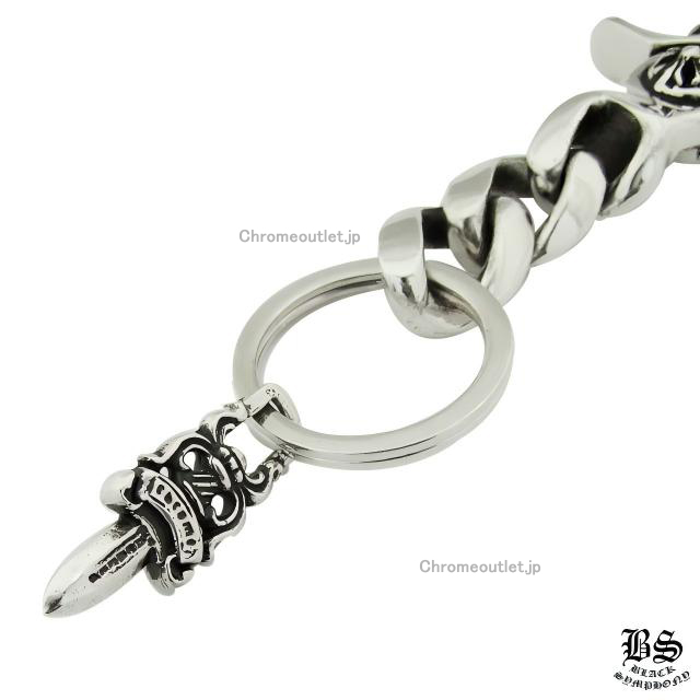 CHROME HEARTS キーリング ショート クラシックチェーン2リンク 925