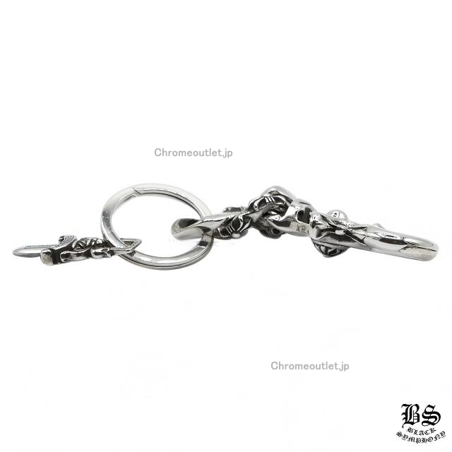 CHROME HEARTS キーリング ショート ファンシーチェーン2リンク 925