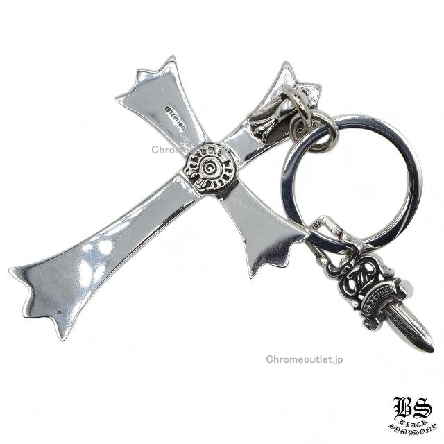 CHROME HEARTS ラージCHクロス キーリング with ダガー 925シルバー