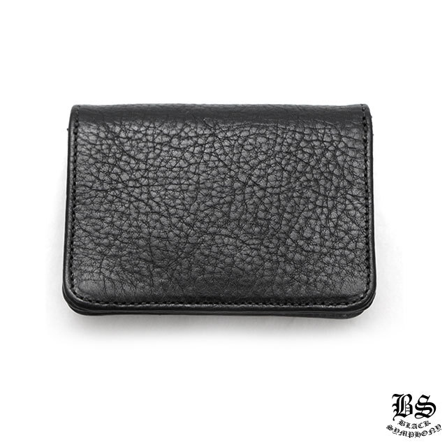 クロムハーツ レザーカードケース#2 3ポケット ブラック ヘビーレザー