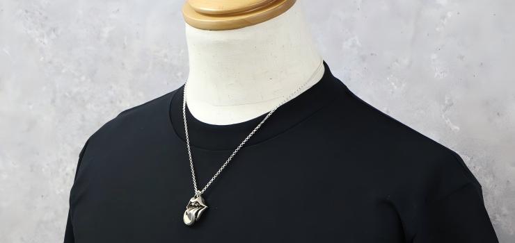 ち*ぷ様 クロムハーツ　リップアンドタン　ネックレス CHROME HEARTS クロムハーツ リップ＆タンチャーム｜925シルバー｜50cm