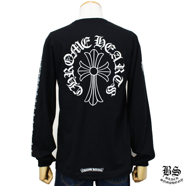 クロムハーツ ロングTシャツ CHクロス ブラック