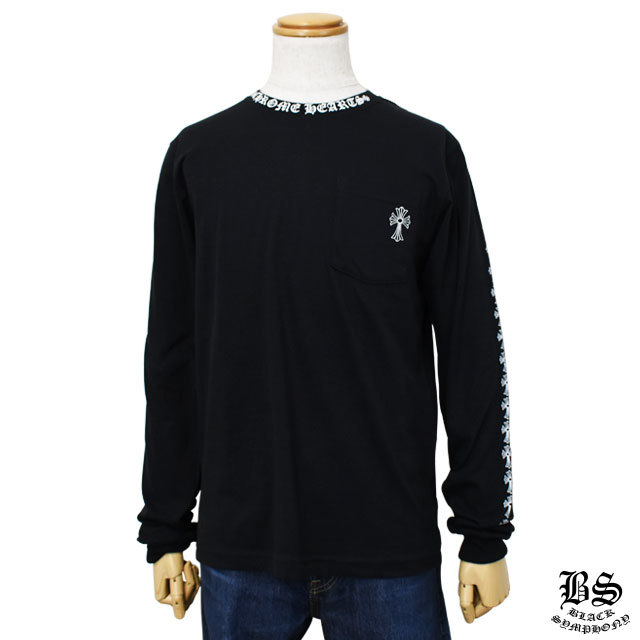 クロムハーツ ロングTシャツ CHクロス ブラック
