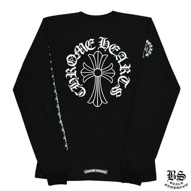 クロムハーツ ロングTシャツ CHクロス ブラック