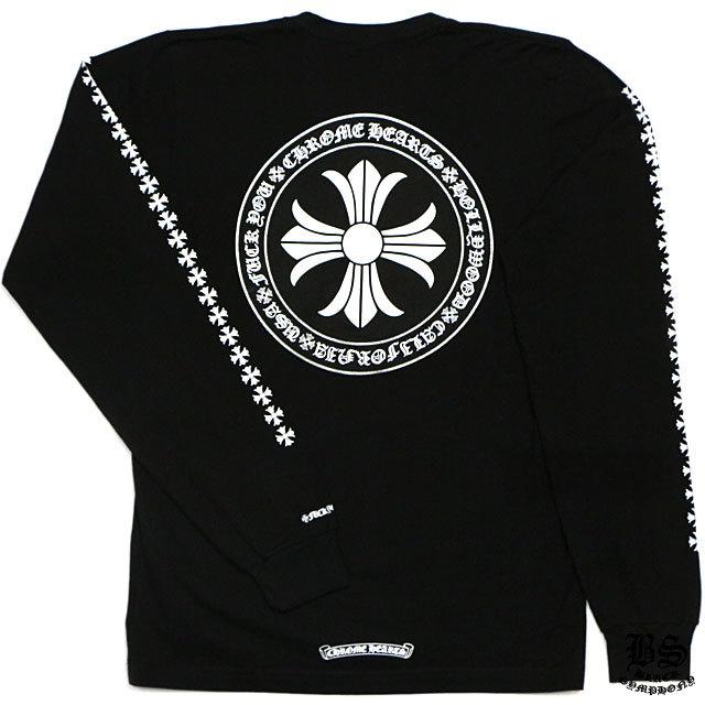 クロムハーツ ロングTシャツ CHプラス ブラック