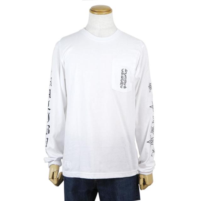 クロムハーツ ロングTシャツ ホースシュー&スター ホワイト