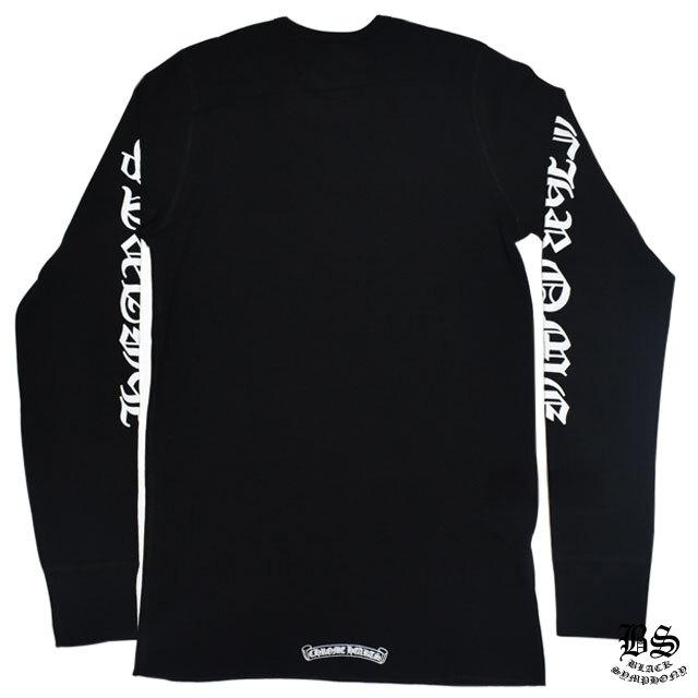 クロムハーツ ロングワッフルTシャツ CHロゴ スクロールラベル