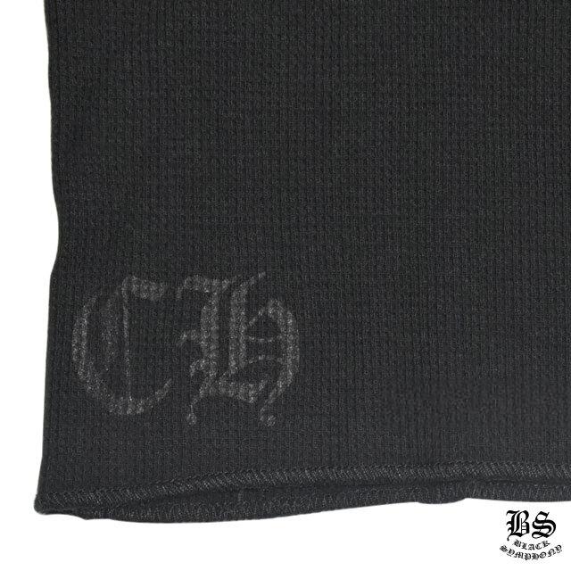 クロムハーツ ロングワッフルTシャツ CHロゴ スクロールラベル