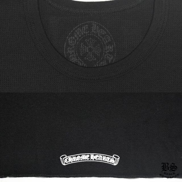 クロムハーツ ロングワッフルTシャツ CHロゴ スクロールラベル