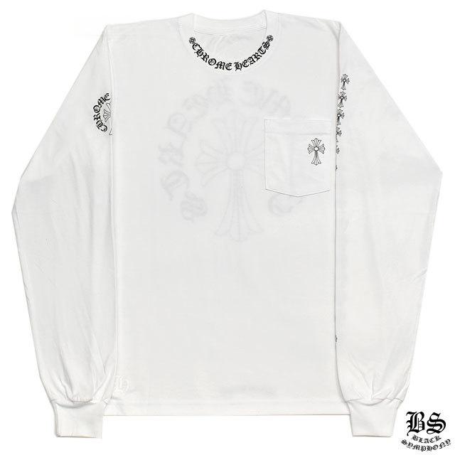 クロムハーツ ロングTシャツ CHクロス ホワイト