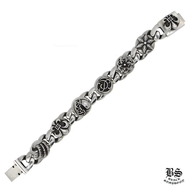クロムハーツ マルチリンク ブレスレット 6リンク BSフレアボタン