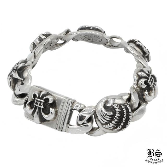 クロムハーツ マルチリンク ブレスレット 6リンク BSフレアボタン