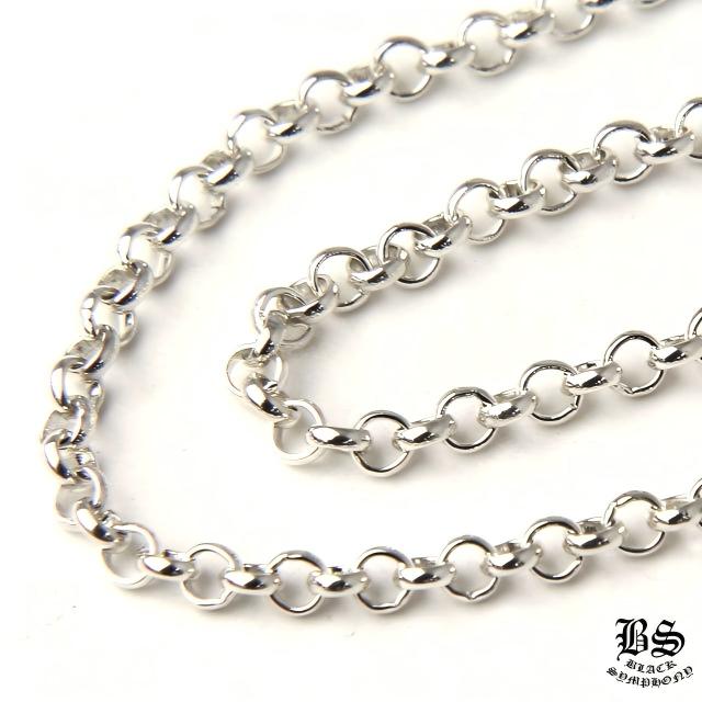 CHROME HEARTS クロムハーツ ネックレス ロールチェーン 18インチ（約