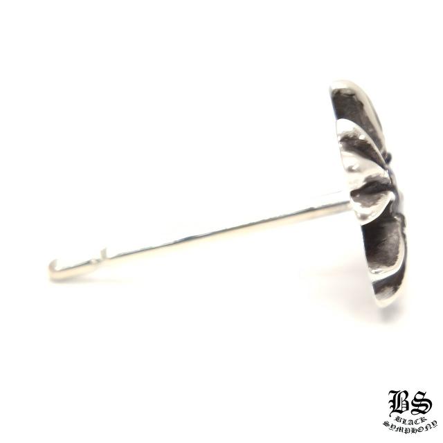 CHROME HEARTS クロムハーツ CHプラス スタッドピアスwithブルー