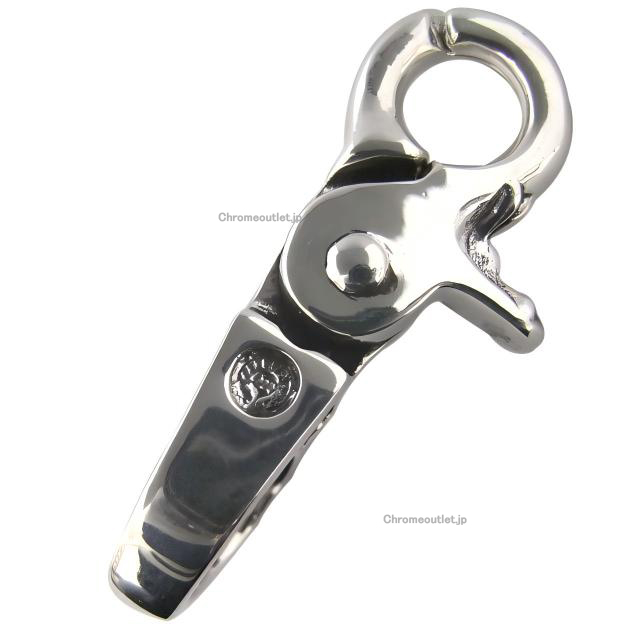 CHROME HEARTS スプリットキーリング with ダガー 925シルバー — 全長
