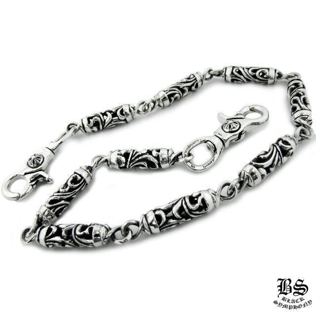 クロムハーツ ケルティック ローラー ウォレットチェーン9リンク2クリップ