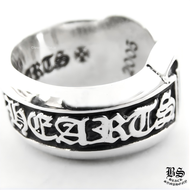 クロムハーツ スクロールラベルリング スモール