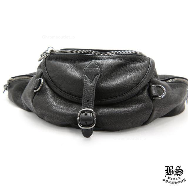 クロムハーツ スナットパック ミディアムレザー #1 ラージ ブラックロジウム