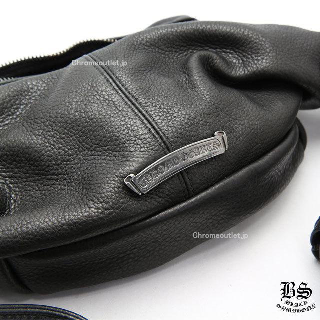 クロムハーツ スナットパック ミディアムレザー #1 ラージ ブラックロジウム