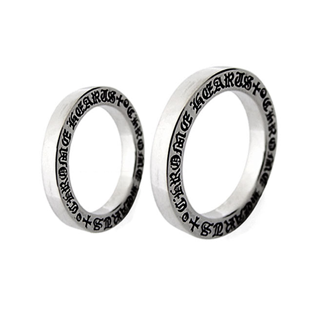 クロムハーツ スペーサーリングプレーン 3mm ペアリングセット