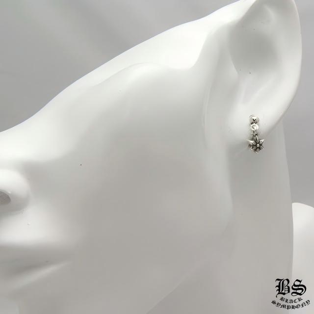 クロムハーツ タイニースタードロップイヤリング(ピアス)