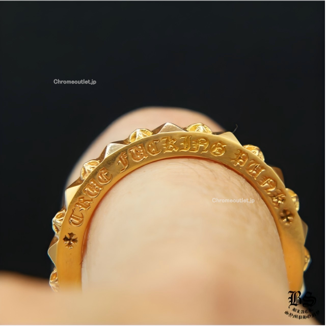 クロムハーツ TFPプラスパンクリング22K