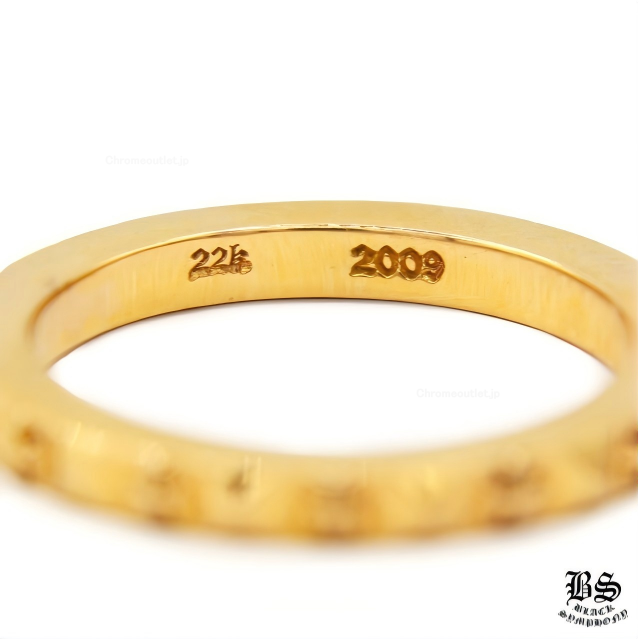 クロムハーツ TFPプラスパンクリング22K