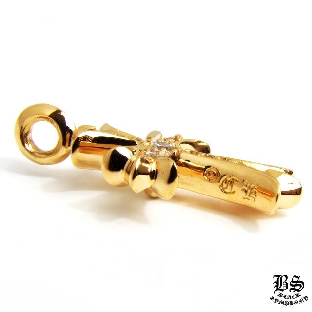 CHROME HEARTS クロムハーツ タイニーCHクロス チャーム 22K with