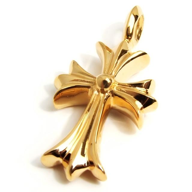 CHROME HEARTS クロムハーツ タイニーCHクロス チャーム 22K with