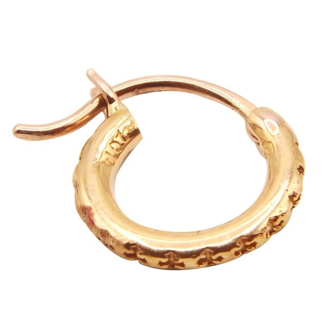 クロムハーツ タイニーTFLフープピアス 22K